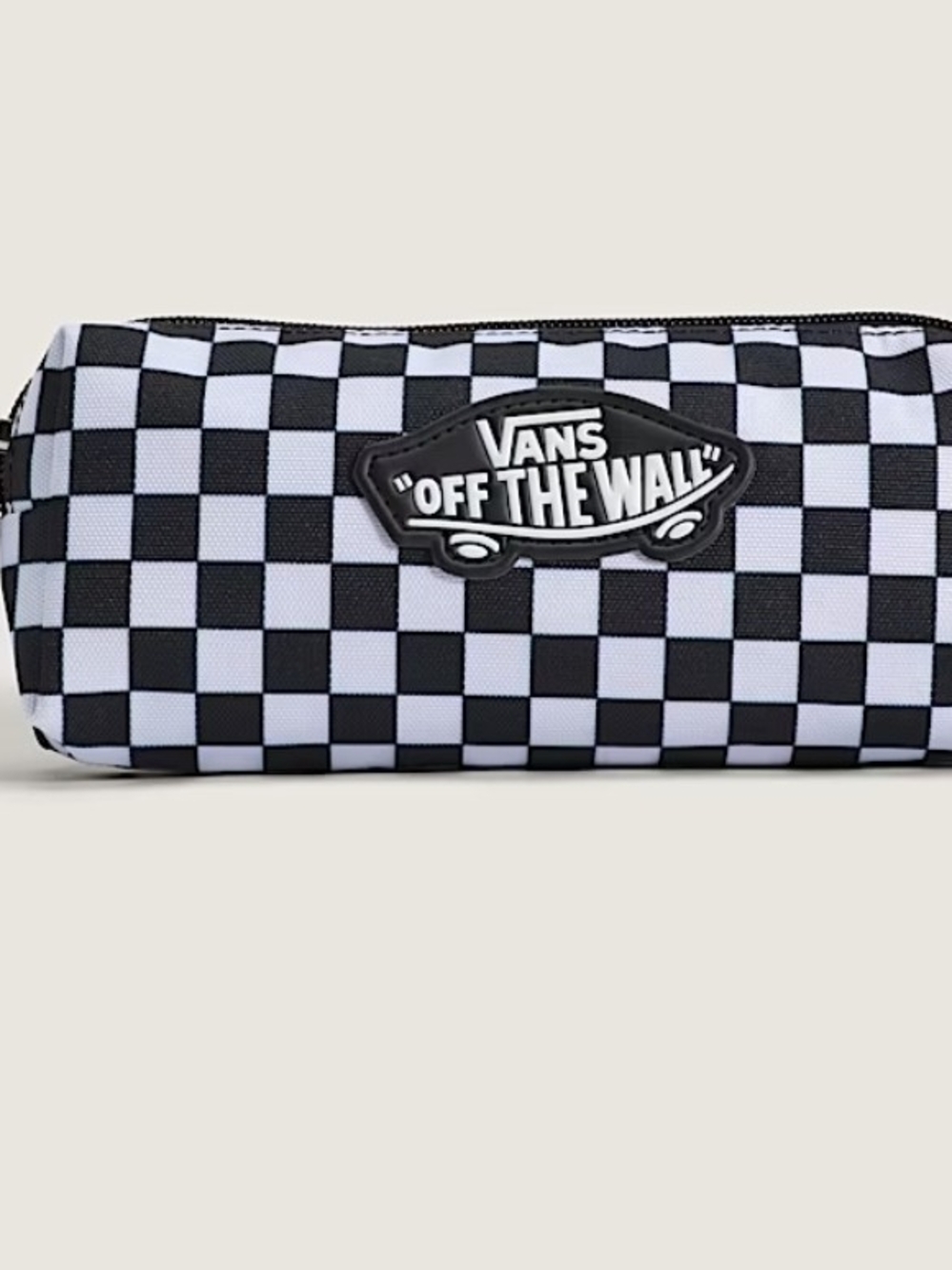 Vans Checkerboard 'Off The Wall' Pencil Case - Black & White - Picture 4 of 12